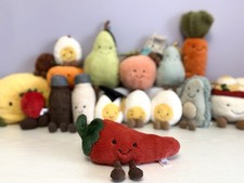 Jellycat Rare Retired Small Amuseables Chilli, Brand New Without Tags, Genuine