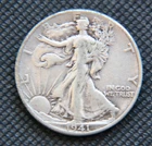 1941-P Walking Liberty Half Dollar - Circulated - 90% Silver    #N1680