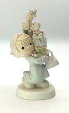 Precious Moments Bundles Of Joy Girl Shopping Figurine E-2374 NO BOX