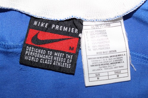 NIKE ITALY 1995-96 VINTAGE HOME FOOTBALL SHIRT,SIZE:MEDIUM - Picture 4 of 6