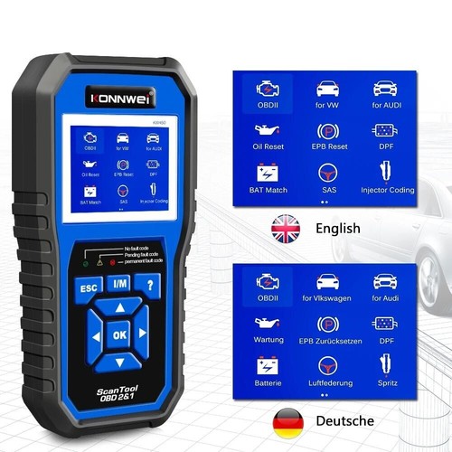 for VAG Car OBD2 Scanner Diagnostic Tool for VW Audi ABS Oil EPB SRS TPMS Reset - Picture 3 of 7