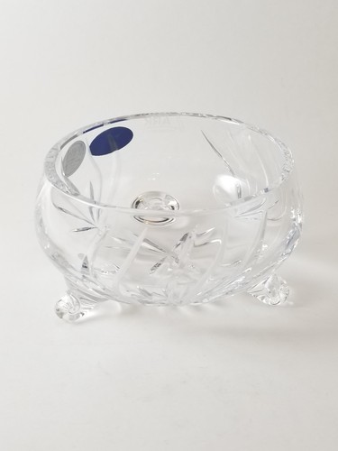 Cuenco/plato de cristal Ark Poland cortado a mano... Nuevo - Imagen 1 de 12