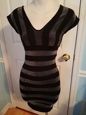 bebe metallic stretchy dress p/s.  #435