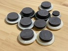 Lot of 10 Handmade Vintage Button Magnets Green White Set Fridge Vtg Home Decor — photo 3