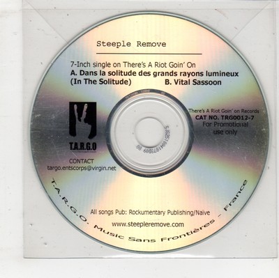 (GW574) Steeple Remove, Dans La Solitude Des Grands Rayons Luminex - DJ CD