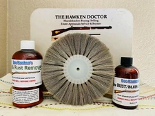 Carding wheel. Blu/Rust Thompson Center Hawken Renegade CVA  Muzzleloader 