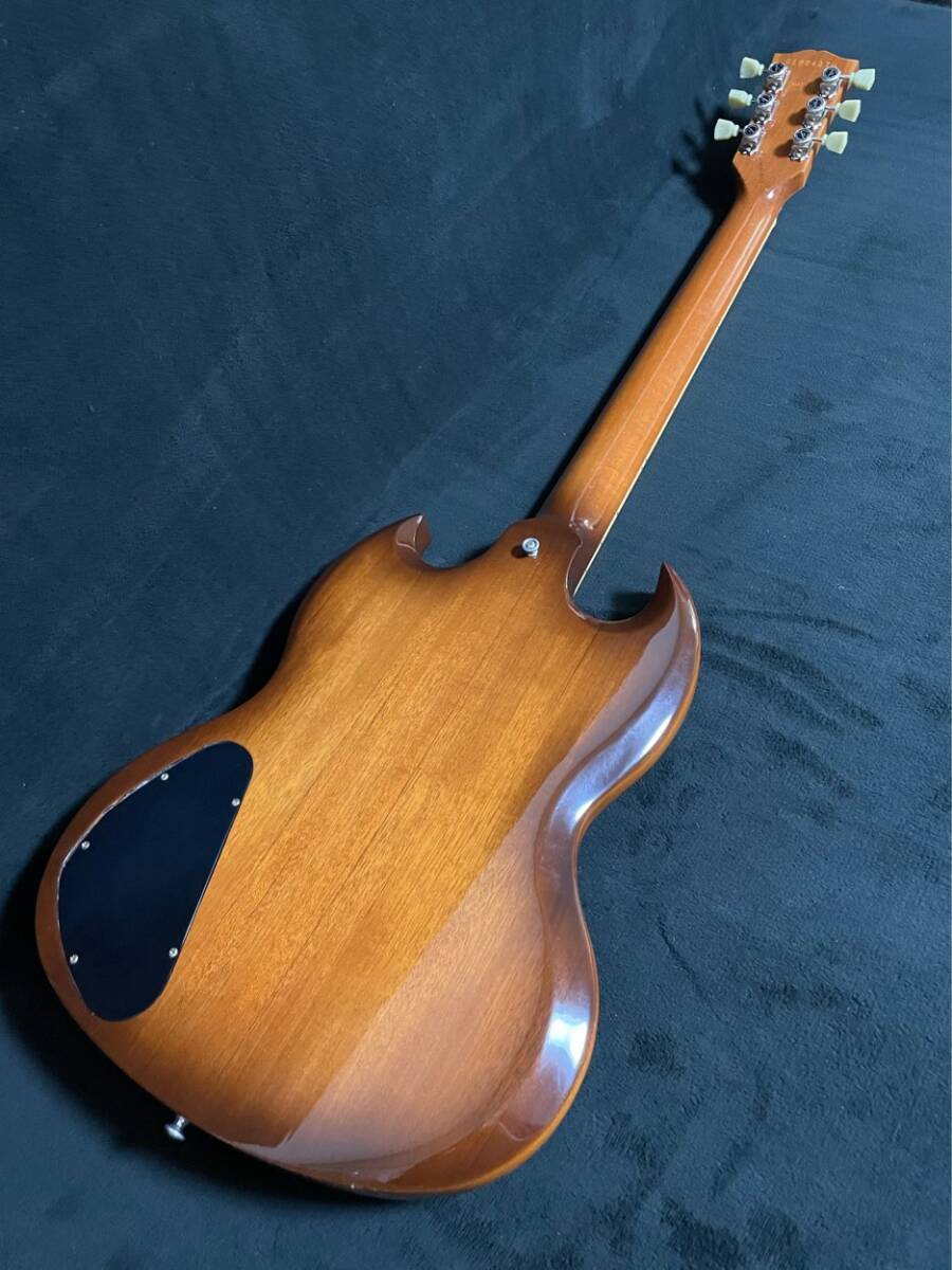Gibson SG Standard 2004 Natural Burst Neck repair history Gibson SG Standard 2004 Natural Burst Neck repair history