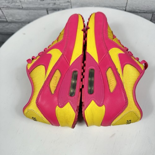 Nike Air Max 1 By You Nike ID Personalizadas Mujeres - Talla 7 Rosa y Amarillo - Imagen 5 de 8