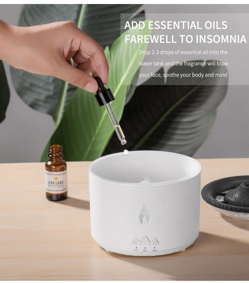 Volcanic Flame Aroma Diffuser Essential Oil 360ml USB Portable Air Humidifier - Image 3 of 4