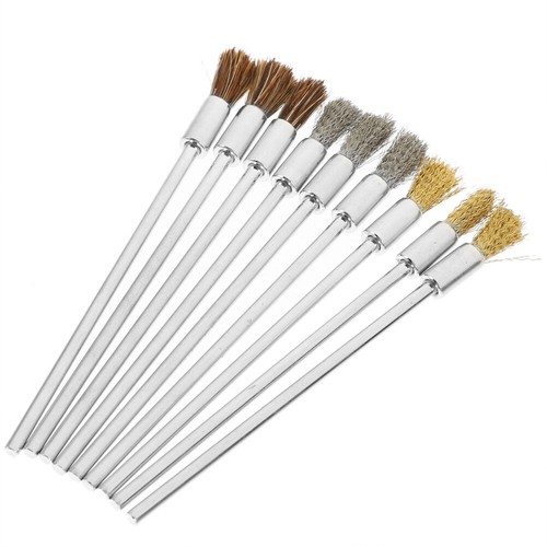 9PCS Spazzola Filo Spazzole Pulizia Ruggine Filo Ruota Rimuovi Ruggine per Metallo - Foto 10 di 12