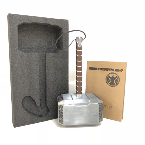 Cattoys Marvel Avengers Endgame Full Metal 1:1 Thor Hammer Mjolnir Cosplay Model - Picture 11 of 11