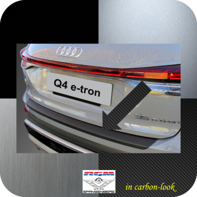 Exklusiv RGM Ladekantenschutz Carbon-Look für Audi Q4 e-tron ab Baujahr 04.2021-
