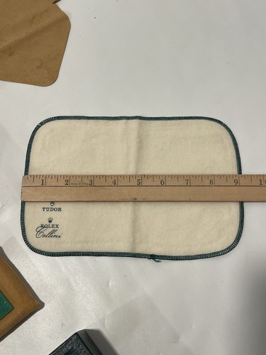 VTG Authentic ROLEX Watch Case 68.00.01 Outside Box, Case, Pillow & Cloth - Picture 12 of 24