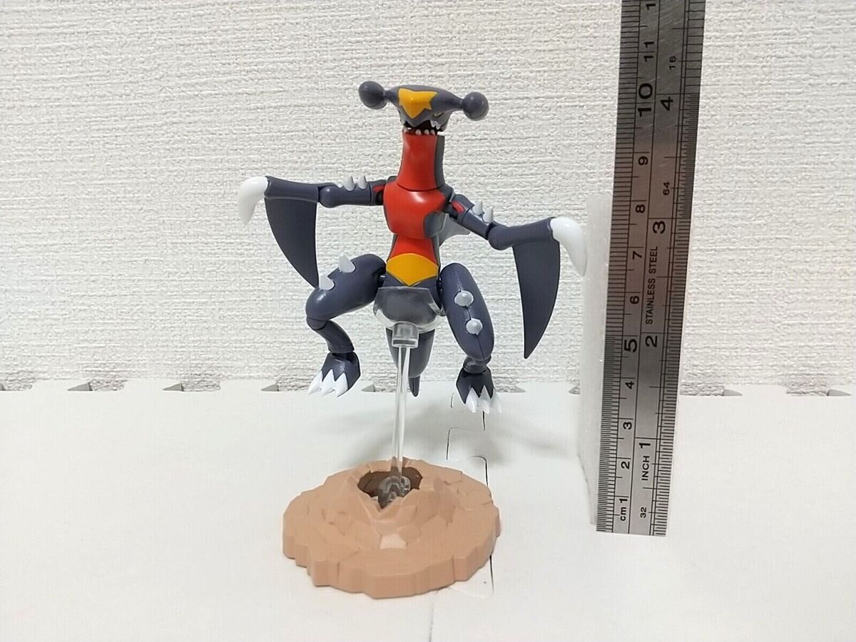 Pokemon SHODO Vol.4 Garchomp Figure + Extension parts BANDAI Dig