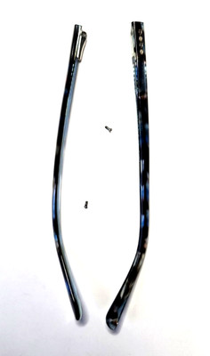 BEBE BB5145 400 /2 PLASTIC TEMPLE ARMS AUTHENTIC 135MM / 2 SCREWS