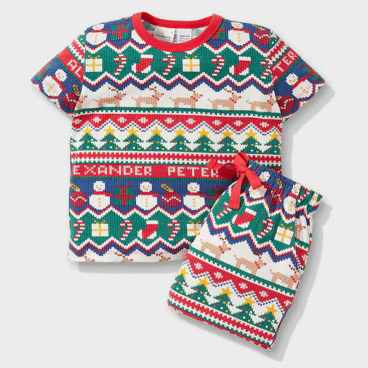 Red Peter Alexander Matching Christmas Pyjama Peter Alexander