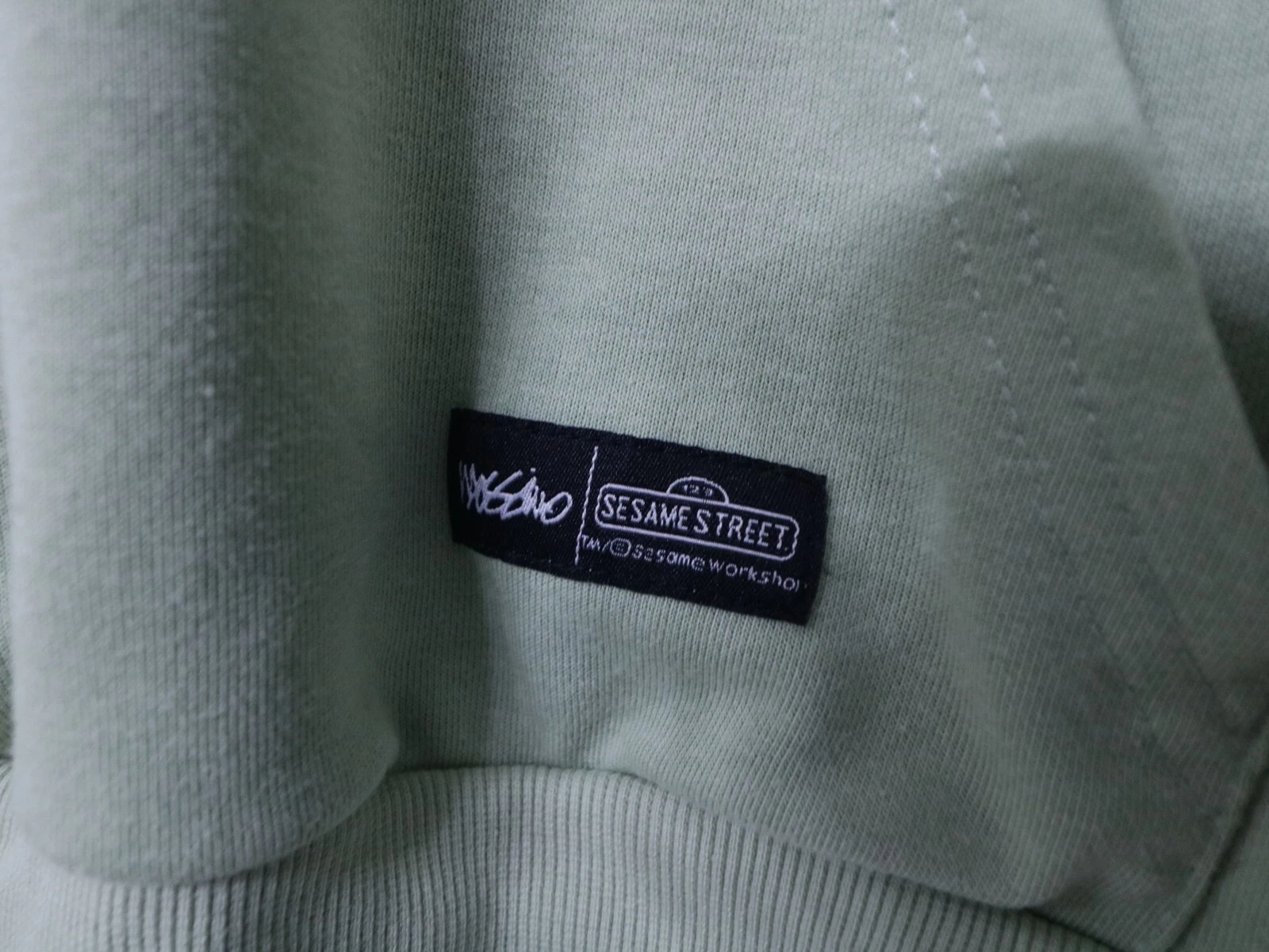 MOSCHINO Maglione uomo Sesame Street vestibilità oversize con cappuccio taglia media