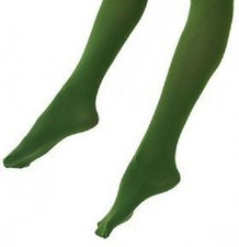 Mondor 345 Hemlock Green Child's Size Extra Large 12-14 Full Footed Tights