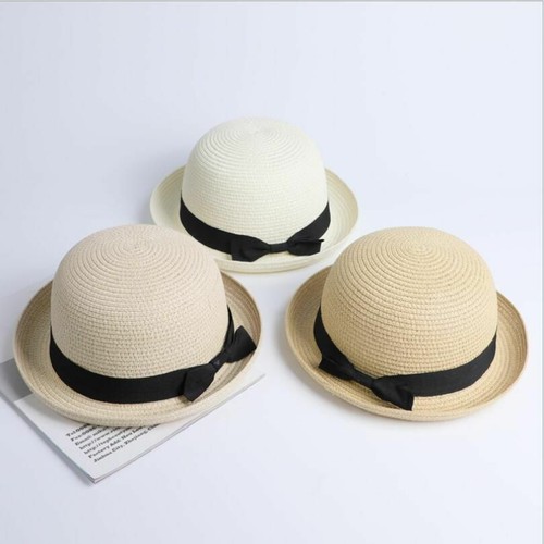 Women Kids Girls Fedora Panama Hat 
