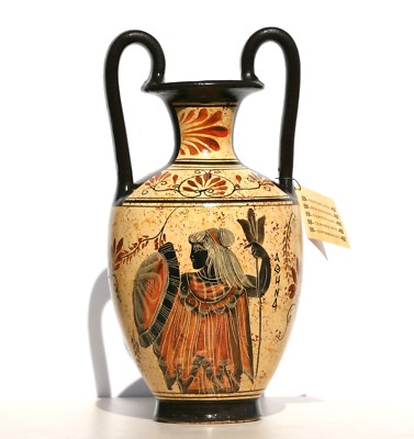 Griechische Keramik Amphoren Krug Vase Kanne Malerei Gottin Athene