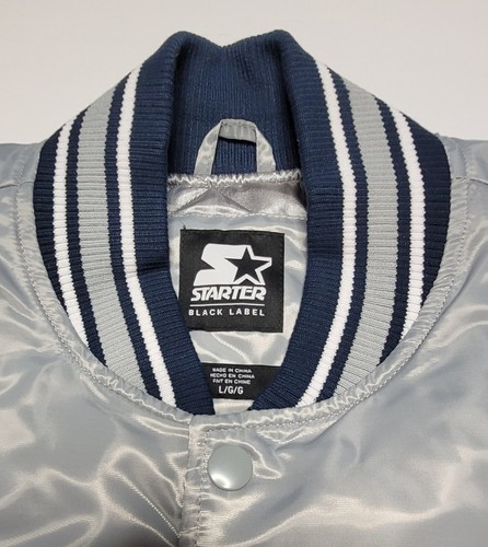Starter Dallas Cowboys Classic Satin Varsity Jacket - Picture 9 of 9