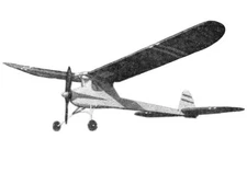 Centaur F/F Power 46" Wingspan RC Model Airplane Printed Plans & Templates