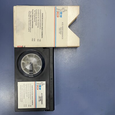 Rare 1982 A/C Performance Testing Betamax Chrysler Master Tech