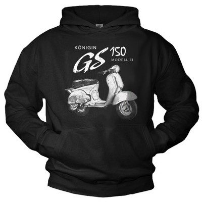Mens Hooded Sweatshirt Black ROLLER Pullover Hoodie With Roller Hood Shirt