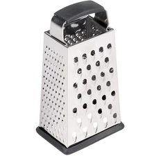 TableCraft Products SG203BH Stainless Steel 4 Sided Box Grater, 6"