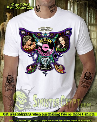 Phantom of the Paradise t-shirt butterfly design, sizes: Small to 6XL - Picture 2 of 4