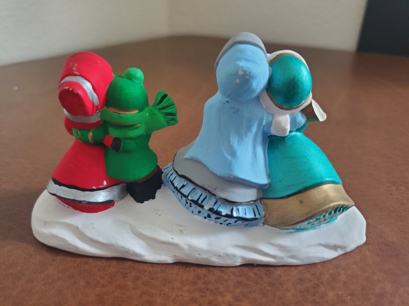 Byron Molds 1979 Christmas Ceramic Figurines Villagers Carolers Snowman -READ-