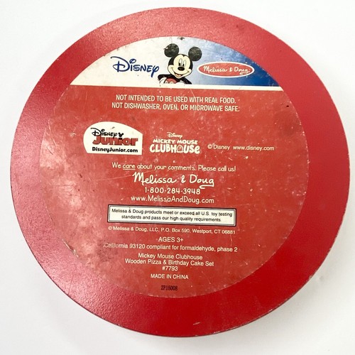 Melissa & Doug Mickey Mouse Clubhouse Wooden Pizza & Birthday Cake **Notes** - Picture 5 of 6