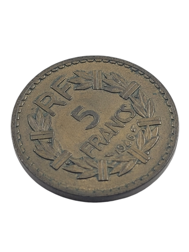 France 5 Francs 1946 Foreign Currency Coin See Pictures - Picture 8 of 8