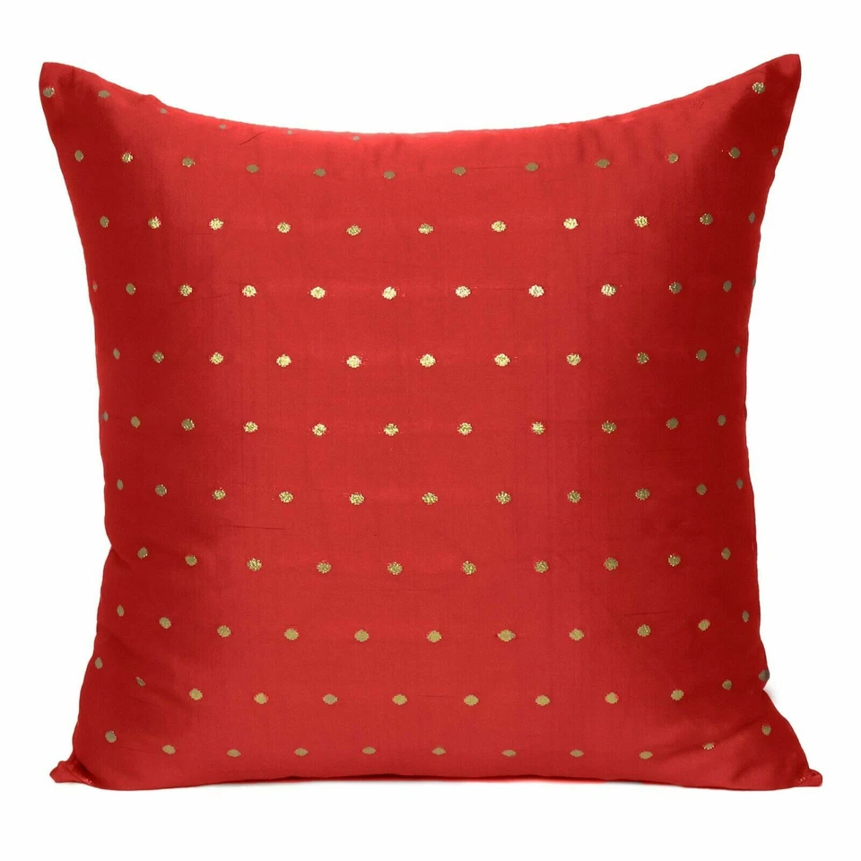 Art Silk Throw Pillowcase Cushion Cover Bedroom Home Decorative Pillow Shams 18" - Image 4 of 4