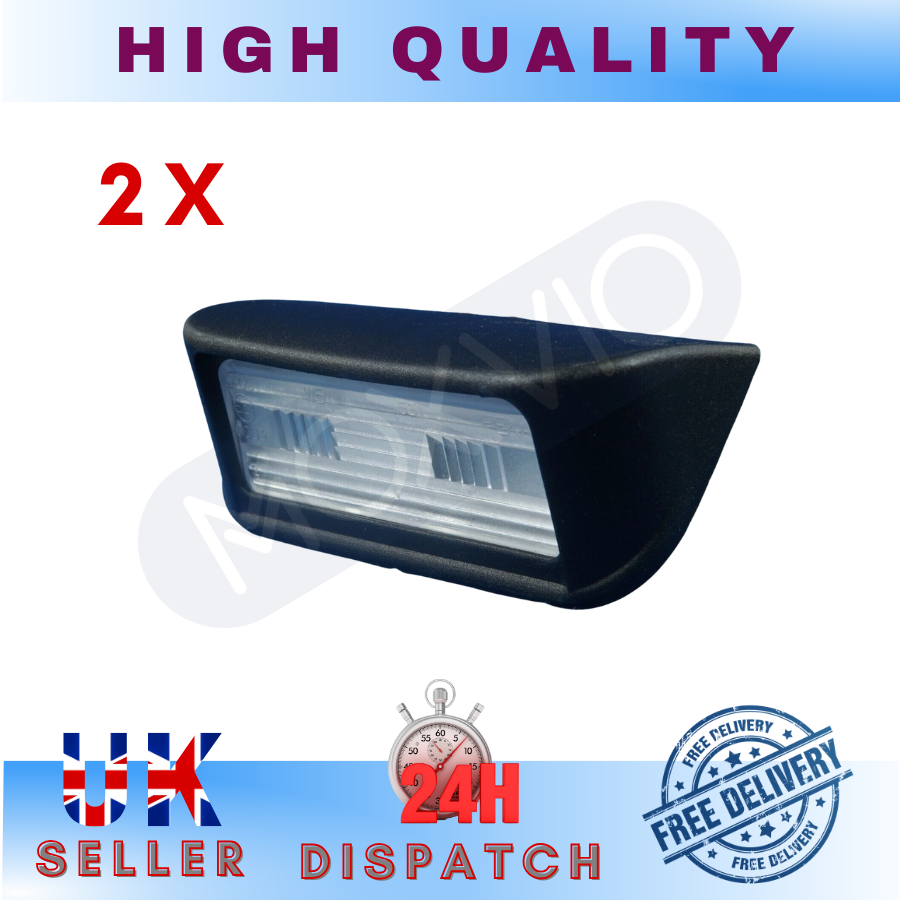 CITROEN BERLINGO PEUGEOT PARTNER REAR NUMBER PLATE LIGHTS eBay