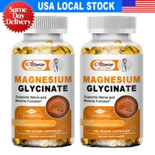 2Pack Magnesium Glycinate High Absorption,Improved Sleep,Stress & Anxiety Relief