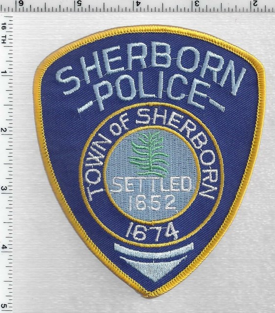 Sherborn Police (Massachusetts) 2nd Issue Shoulder Patch eBay