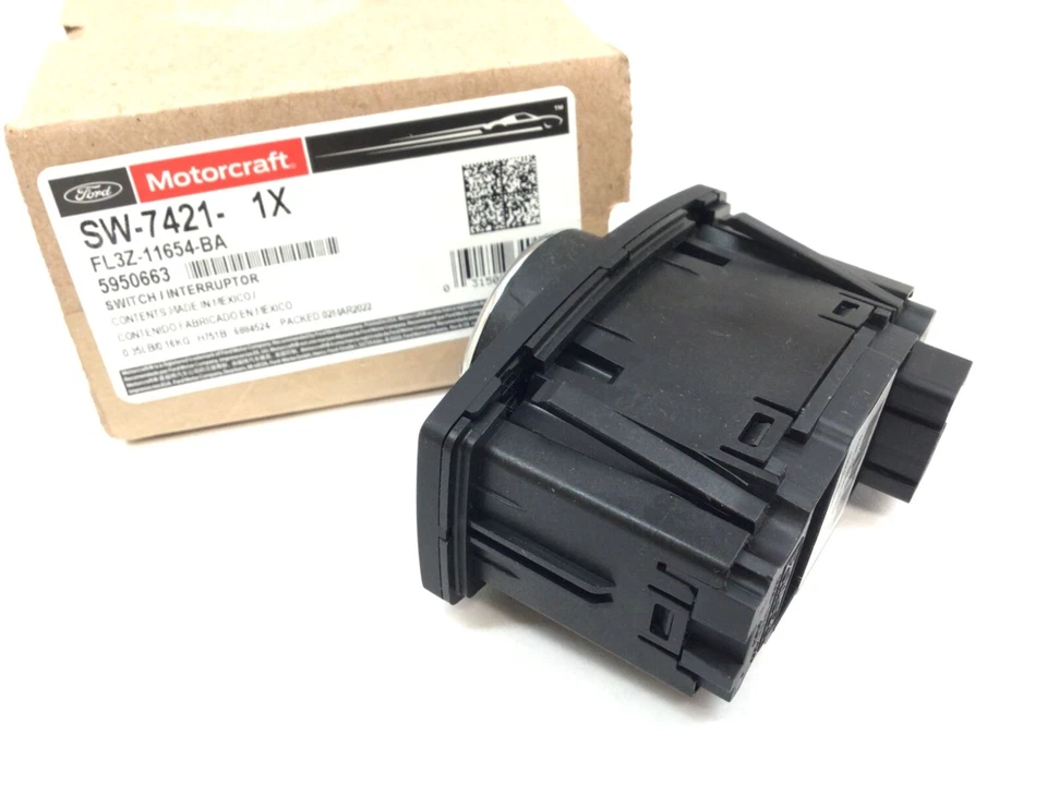 Conjunto de interruptor de iluminación de faros Ford F-150 F-Super Duty nuevo OEM FL3Z-11654-BA Foto 4 de 4