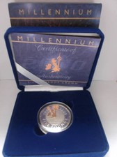 1990 to 2025 Silver Proof £5 Five Pound Royal Mint; choose your date cased + COA