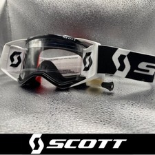 MOTOCROSS MX ABROLLBRILLE Scott Prospect Rolloff Brille Premium schwarz weiß