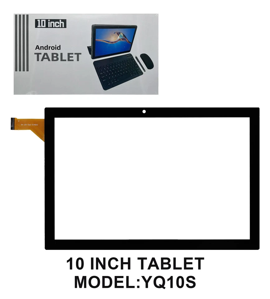 NOVO painel de vidro digitalizador tela sensível ao toque para tablet Android 10 polegadas modelo: YQ10S - Imagem 2 de 4