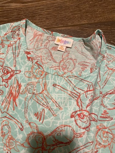 NWT Lularoe Disney Bambi And Thumper Irma Shirt Top - Size XS - 第 5/6 張圖片