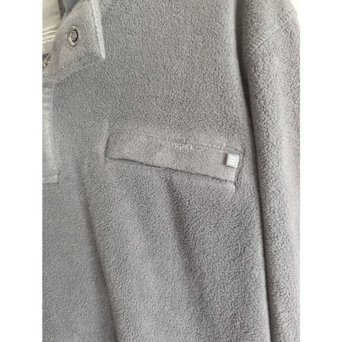 Pullover Free Fly 1/4 Snap Uomo XL Grigio Performance Bambù Polare Fleece Nuovo senza etichette - Foto 5 di 8