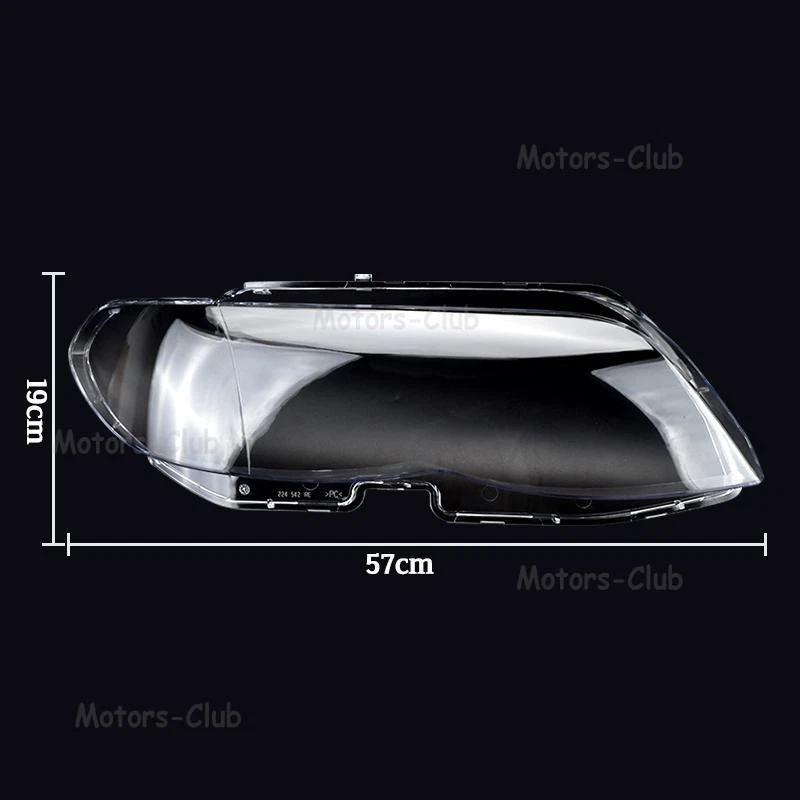 Paar Scheinwerferglas Streuscheibe Abdeckung Für BMW X5 E53 2004-2006 Pre LCI - Bild 2 von 4