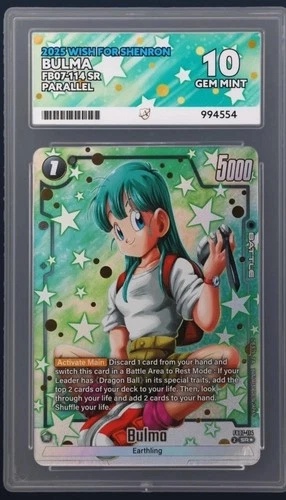 2025 WISH FOR SHENRON BULMA FB07-114 SR* ACE 10 Perfect Subgrades. Pop 3!
