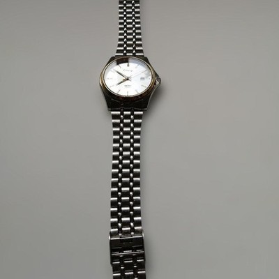 Orient Stainless Steel Watch Silver Date Display Authentic Official Brand