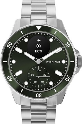 WITHINGS ScanWatch Nova 42mm Green - Health Smartwatch