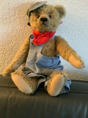 Clemens Sammler-Teddybär  Ando'' Vintage - Helles Mohair, Brummstimme