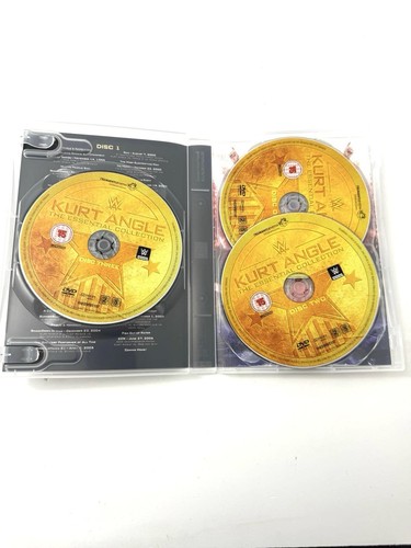 WWE KURT ANGLE THE ESSENTIAL COLLECTION DVD SET 3 DISCS VGC WRESTLING - Picture 3 of 4