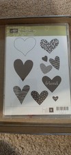 Stampin' Up I Heart Hearts Stamp Set of 8
